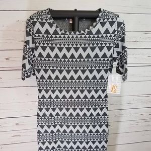 UNICORN! NWT! LuLaRoe Julia ~XS~ Jacquard Material